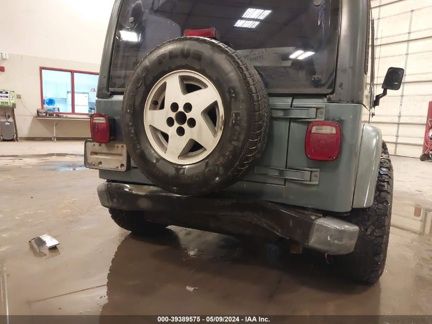 1998 Jeep Wrangler Se VIN: 1J4FY29P7WP782063 Lot: 39389575