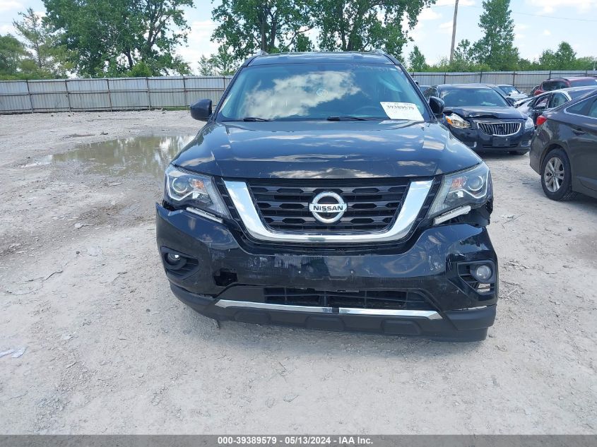 2017 Nissan Pathfinder Sl VIN: 5N1DR2MN0HC615825 Lot: 39389579