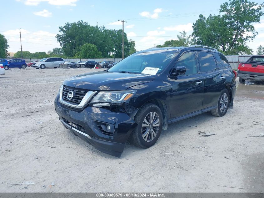 2017 Nissan Pathfinder Sl VIN: 5N1DR2MN0HC615825 Lot: 39389579