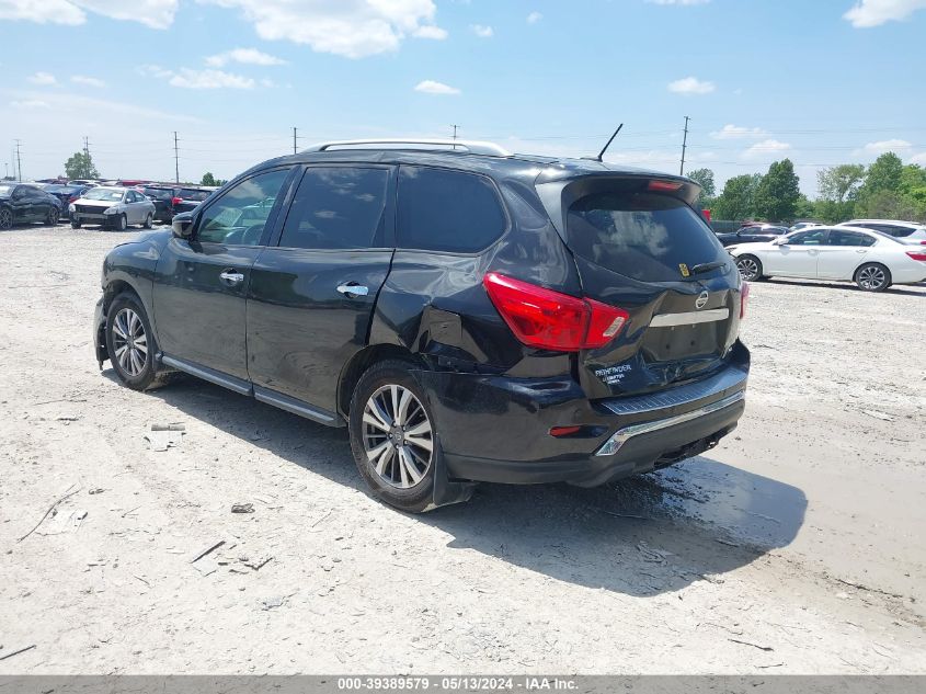 2017 Nissan Pathfinder Sl VIN: 5N1DR2MN0HC615825 Lot: 39389579