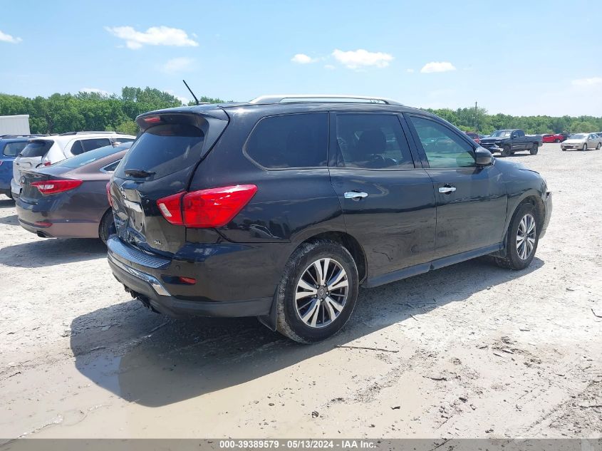 2017 Nissan Pathfinder Sl VIN: 5N1DR2MN0HC615825 Lot: 39389579