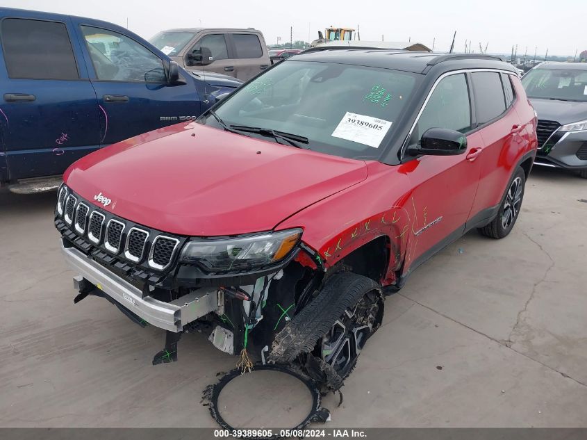 2024 Jeep Compass Limited 4X4 VIN: 3C4NJDCN0RT595997 Lot: 39389605