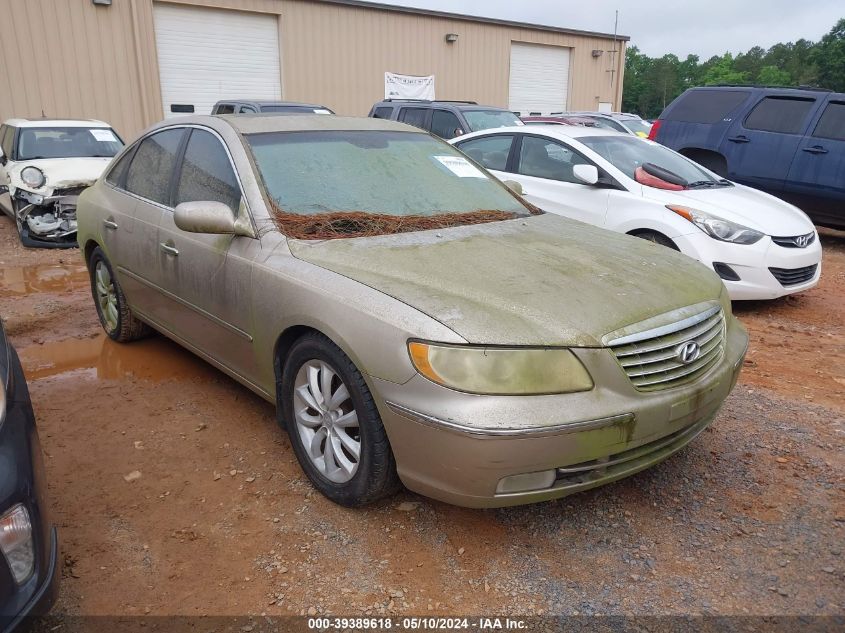 2007 Hyundai Azera Limited/Se VIN: KMHFC46F27A190839 Lot: 39389618