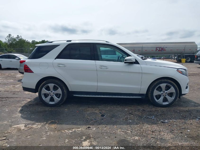 2016 Mercedes-Benz Gle 350 4Matic VIN: 4JGDA5HB2GA652569 Lot: 39389646