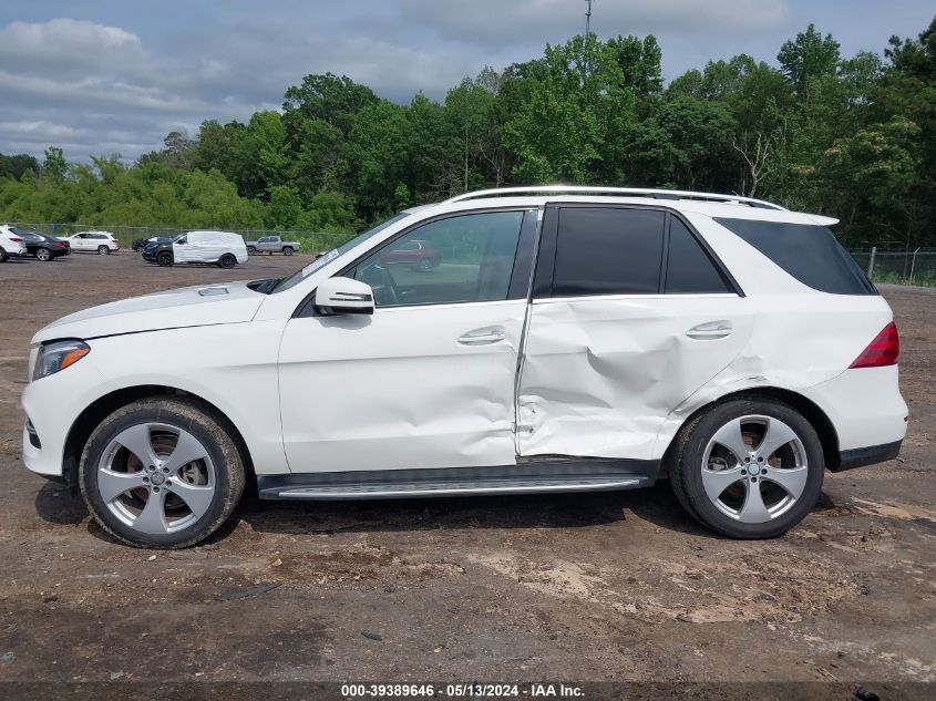 2016 Mercedes-Benz Gle 350 4Matic VIN: 4JGDA5HB2GA652569 Lot: 39389646