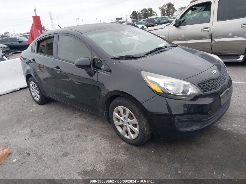 2013 Kia Rio Lx VIN: KNADM4A32D6302251 Lot: 39389662