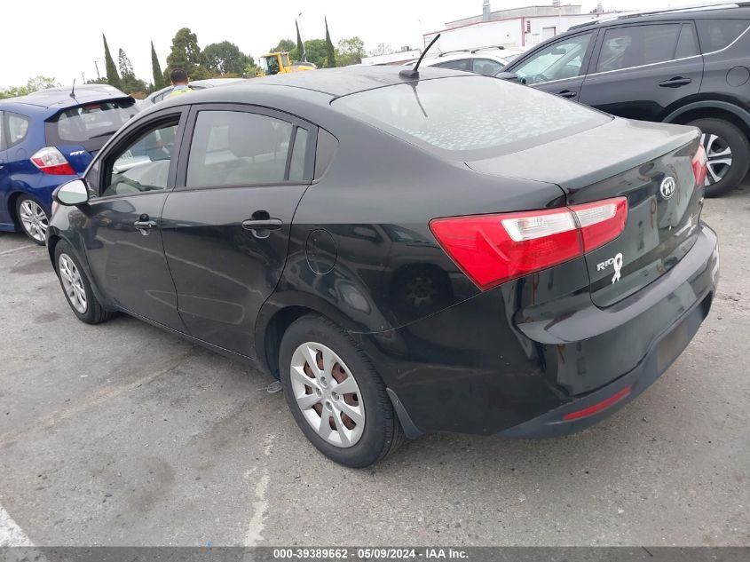 2013 Kia Rio Lx VIN: KNADM4A32D6302251 Lot: 39389662