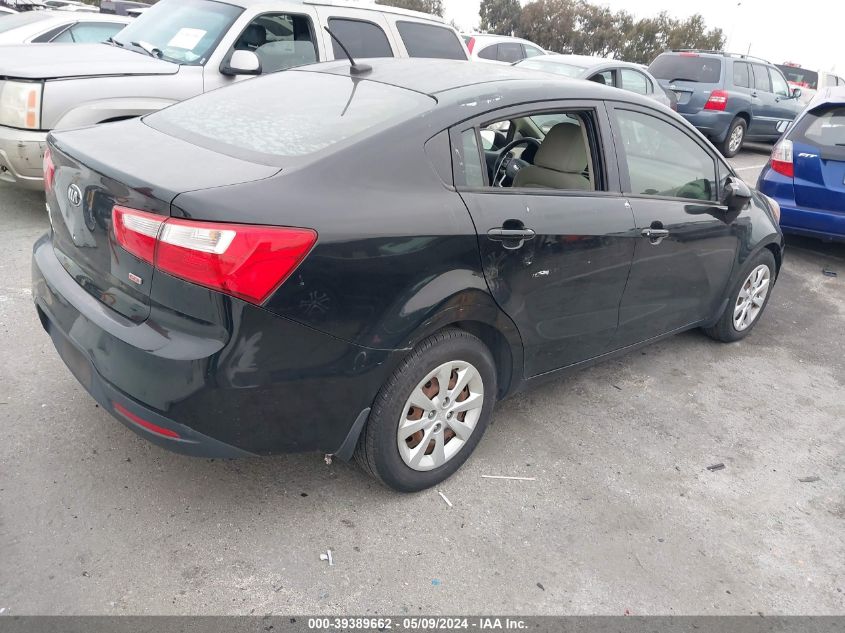 2013 Kia Rio Lx VIN: KNADM4A32D6302251 Lot: 39389662