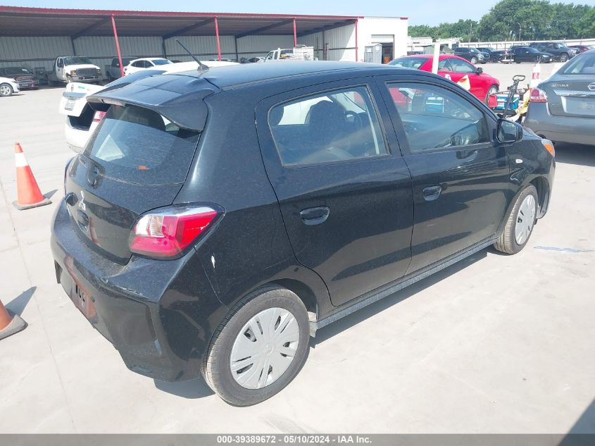 2021 Mitsubishi Mirage Carbonite Edition/Es/Le VIN: ML32AUHJ3MH012700 Lot: 39389672