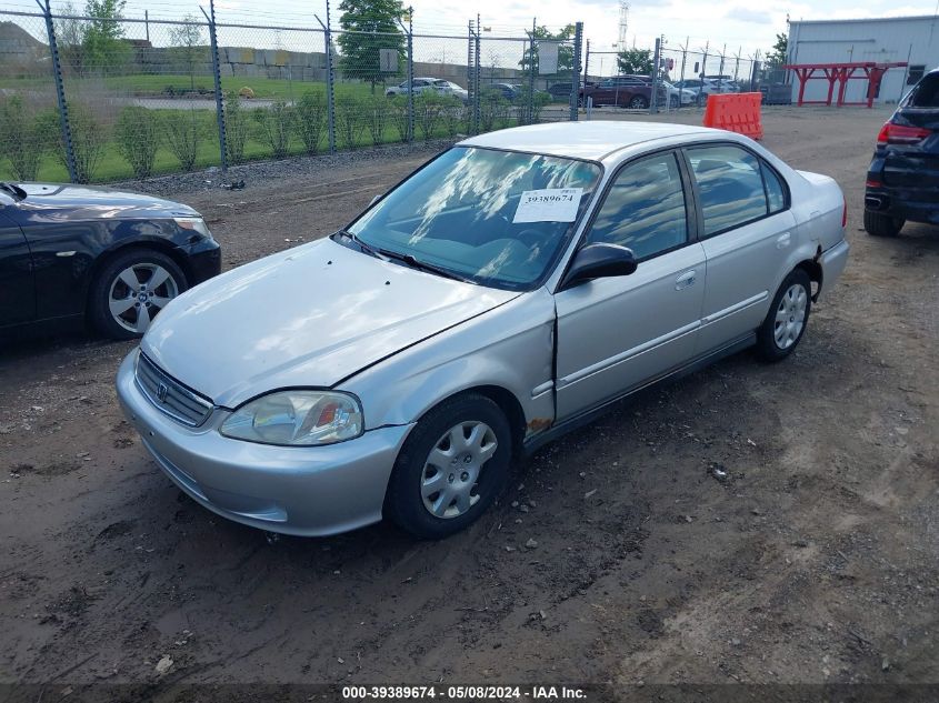 2000 Honda Civic Value Package VIN: 2HGEJ661XYH510418 Lot: 39389674