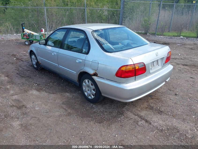 2000 Honda Civic Value Package VIN: 2HGEJ661XYH510418 Lot: 39389674