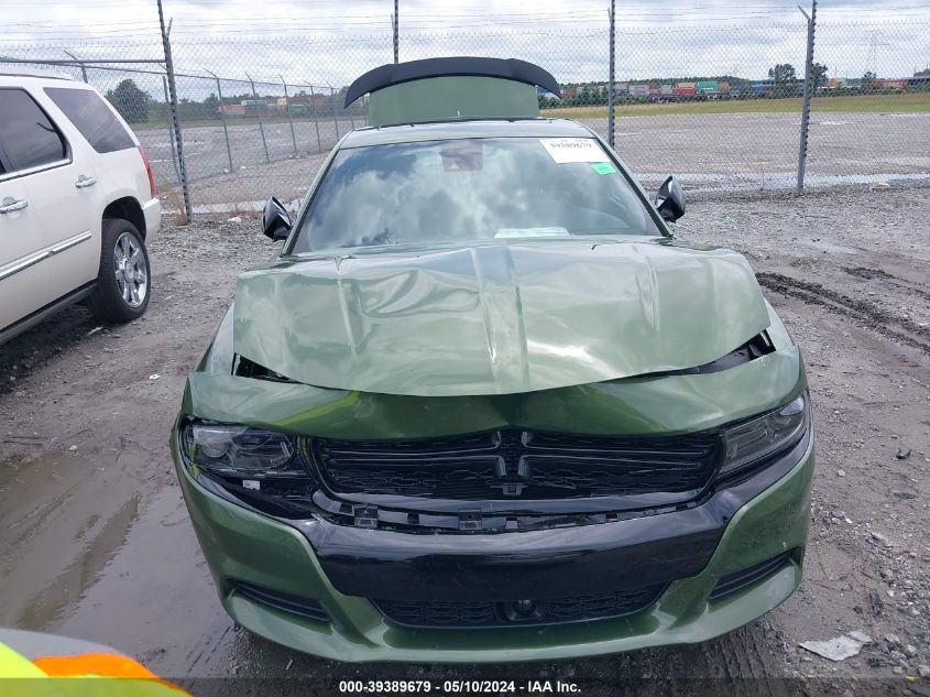 2022 Dodge Charger Sxt Rwd VIN: 2C3CDXBGXNH134980 Lot: 39389679