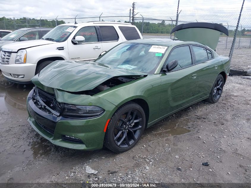 2022 Dodge Charger Sxt Rwd VIN: 2C3CDXBGXNH134980 Lot: 39389679