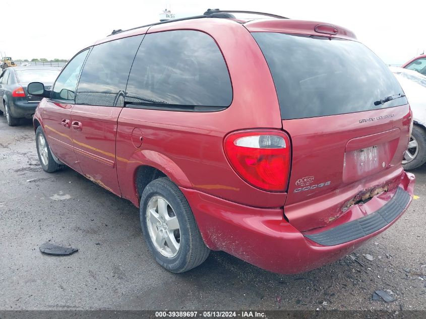 2007 Dodge Grand Caravan Sxt VIN: 2D4GP44L77R155654 Lot: 39389697