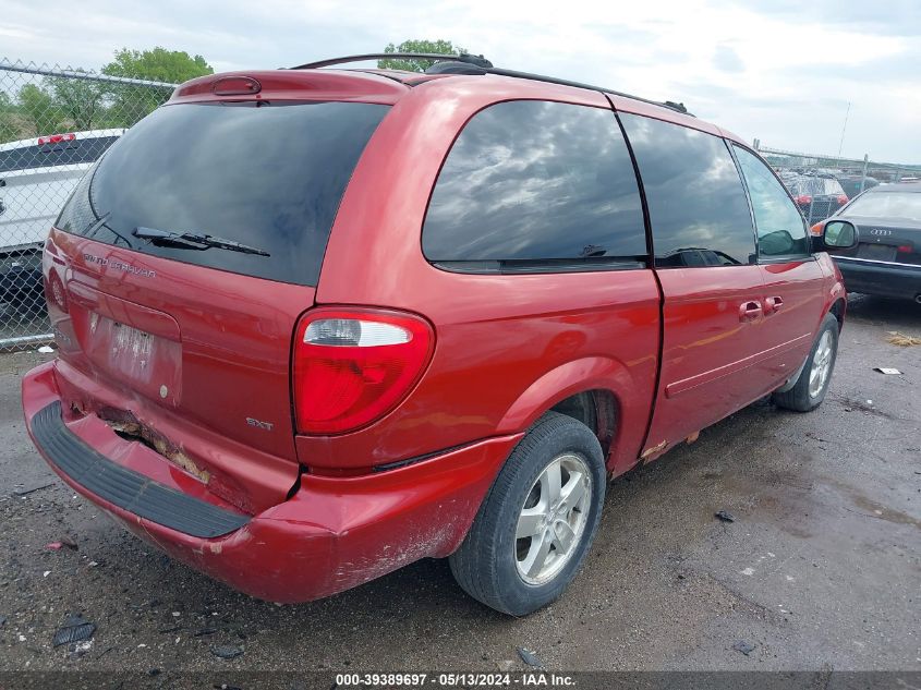 2007 Dodge Grand Caravan Sxt VIN: 2D4GP44L77R155654 Lot: 39389697