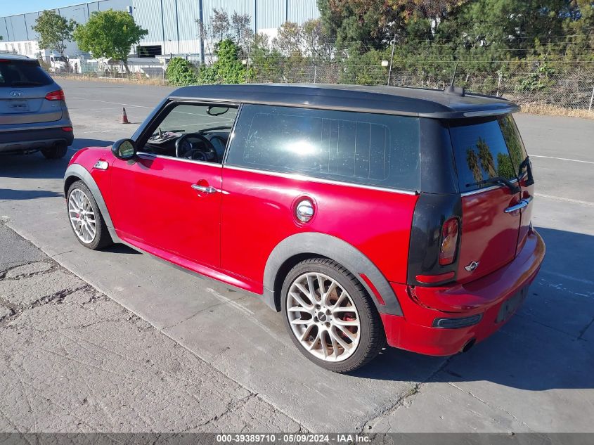 2009 Mini John Cooper Works Clubman VIN: WMWMM93589TF99257 Lot: 39389710