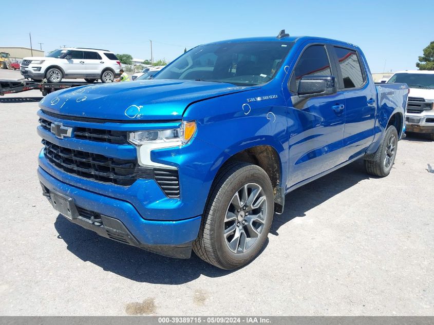 2022 Chevrolet Silverado 1500 4Wd Short Bed Rst VIN: 1GCUDEED8NZ591745 Lot: 39389715