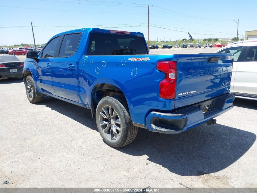 2022 Chevrolet Silverado 1500 4Wd Short Bed Rst VIN: 1GCUDEED8NZ591745 Lot: 39389715