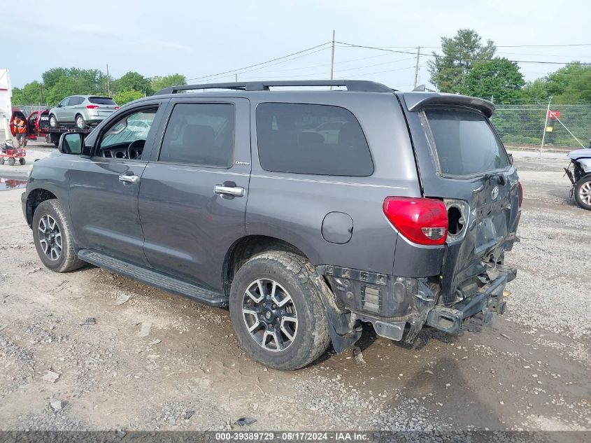 2013 Toyota Sequoia Limited 5.7L V8 VIN: 5TDJY5G11DS076628 Lot: 39389729