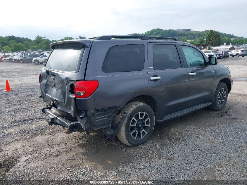 2013 Toyota Sequoia Limited 5.7L V8 VIN: 5TDJY5G11DS076628 Lot: 39389729