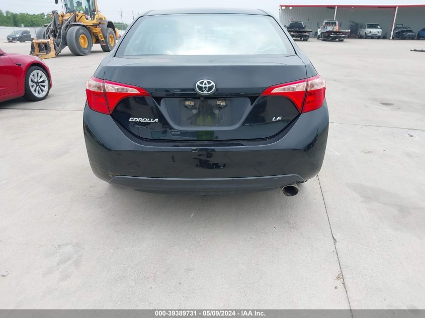 2017 Toyota Corolla Le VIN: 5YFBURHEXHP643698 Lot: 39389731