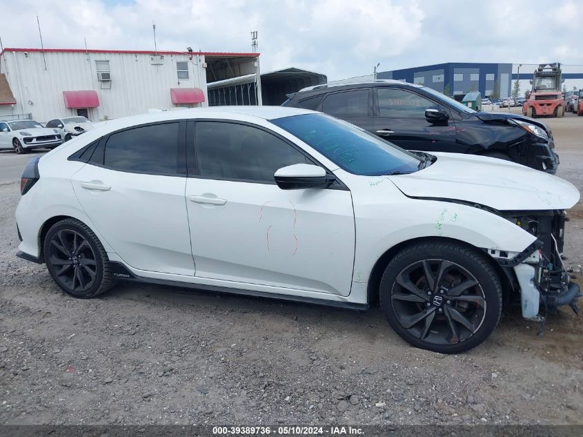 2017 Honda Civic Sport VIN: SHHFK7G47HU203968 Lot: 39389736