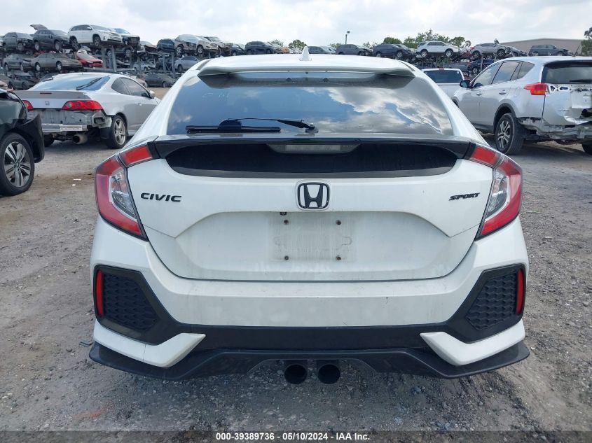 2017 Honda Civic Sport VIN: SHHFK7G47HU203968 Lot: 39389736