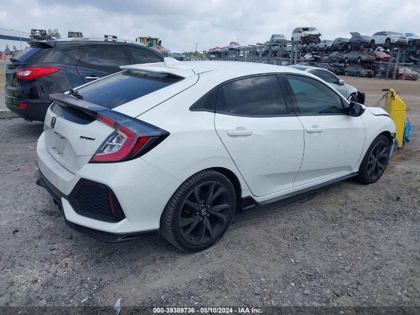 2017 Honda Civic Sport VIN: SHHFK7G47HU203968 Lot: 39389736