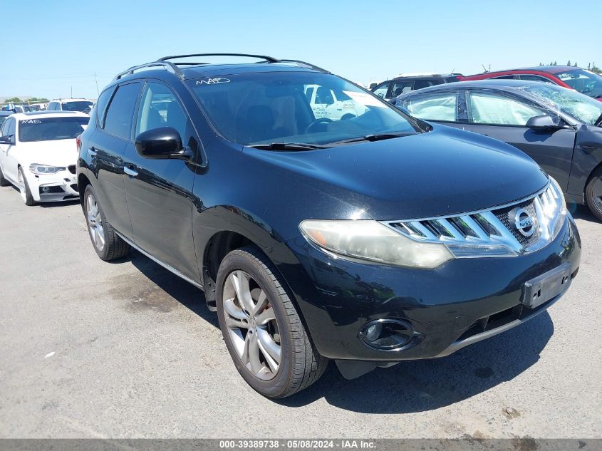 2009 Nissan Murano Le VIN: JN8AZ18W69W124006 Lot: 39389738