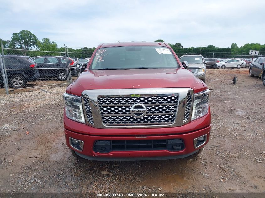 2017 Nissan Titan Platinum Reserve VIN: 1N6AA1E54HN507653 Lot: 39389748