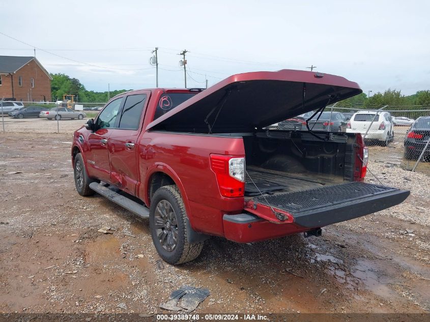 2017 Nissan Titan Platinum Reserve VIN: 1N6AA1E54HN507653 Lot: 39389748