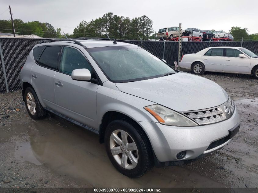 2007 Nissan Murano S VIN: JN8AZ08T67W515248 Lot: 39389750