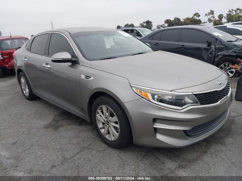 2016 Kia Optima Lx VIN: 5XXGT4L34GG101053 Lot: 39389762