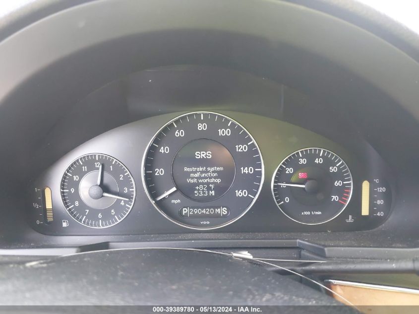 2007 Mercedes-Benz E 350 VIN: WDBUF56X17B049707 Lot: 39389780