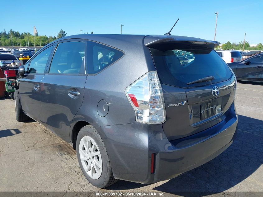 2012 Toyota Prius V Two VIN: JTDZN3EU5C3051597 Lot: 39389782