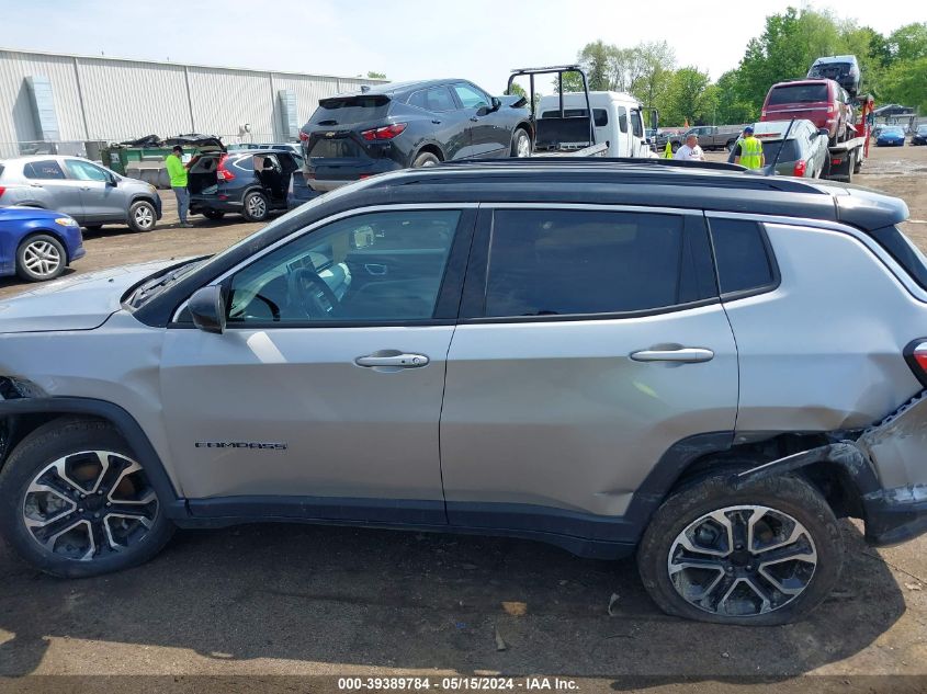 2022 JEEP COMPASS LIMITED 4X4 - 3C4NJDCB3NT228463