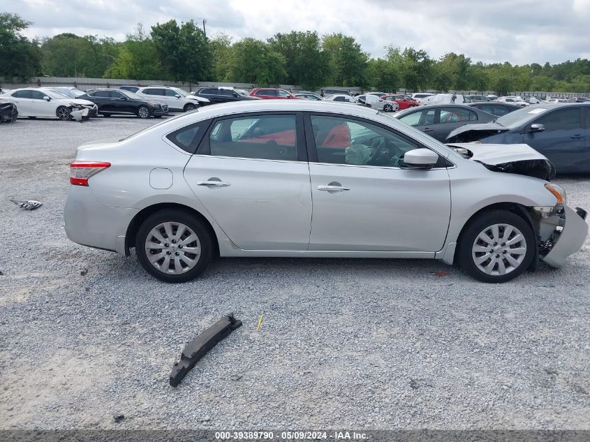 2015 Nissan Sentra S VIN: 3N1AB7AP1FY266275 Lot: 39389790