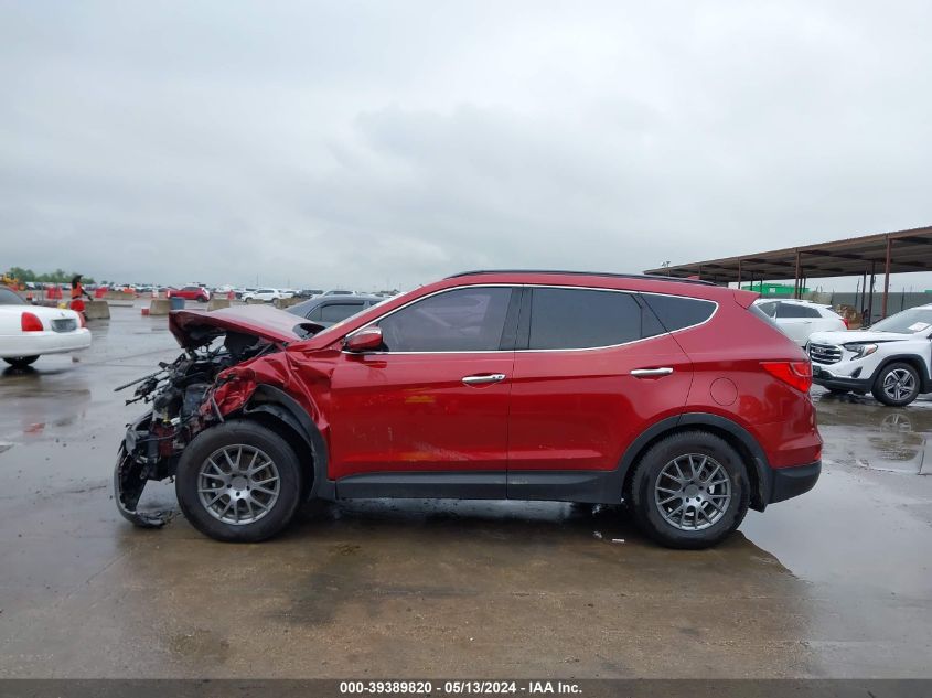 2014 Hyundai Santa Fe Sport 2.0L Turbo VIN: 5XYZU3LA8EG227293 Lot: 39389820