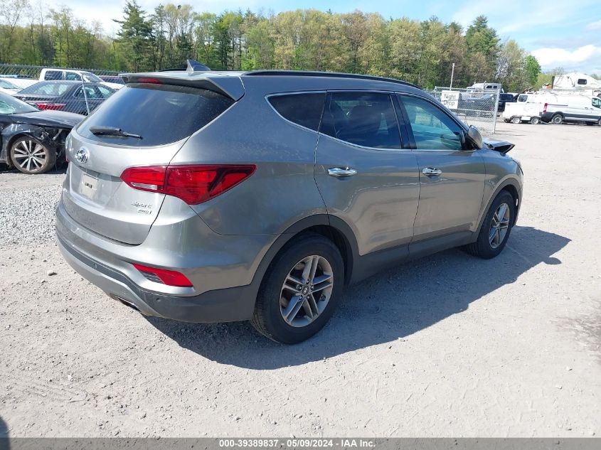 2017 Hyundai Santa Fe Sport 2.4L VIN: 5XYZUDLB0HG386876 Lot: 39389837