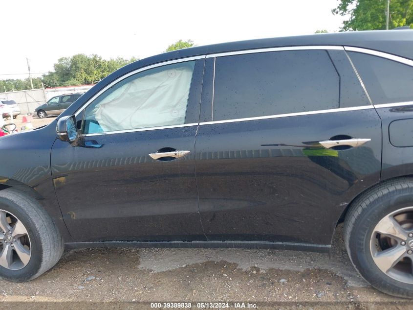 2014 Acura Mdx VIN: 5FRYD3H23EB008423 Lot: 39389838