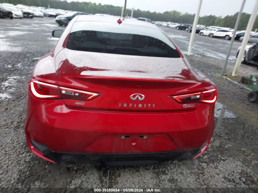 2017 Infiniti Q60 3.0T Red Sport 400 VIN: JN1FV7EL3HM701842 Lot: 39389854