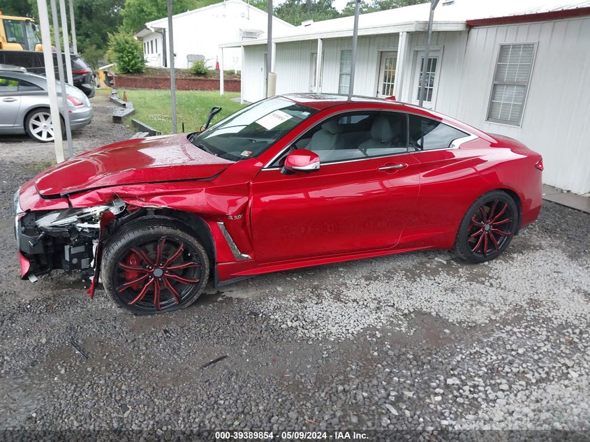 2017 Infiniti Q60 3.0T Red Sport 400 VIN: JN1FV7EL3HM701842 Lot: 39389854