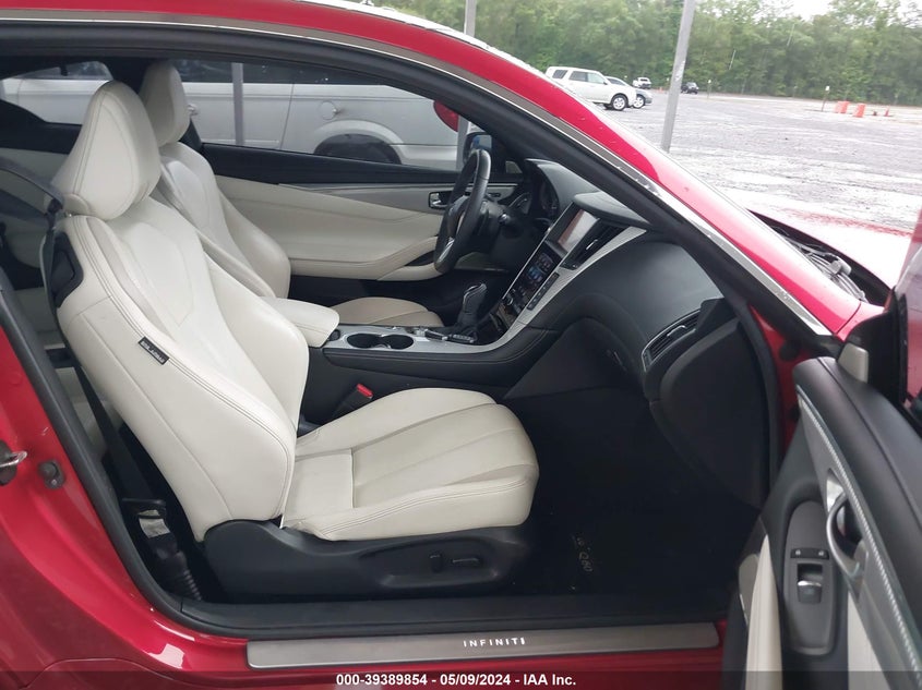 2017 Infiniti Q60 3.0T Red Sport 400 VIN: JN1FV7EL3HM701842 Lot: 39389854