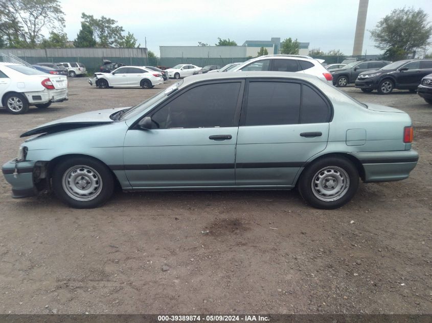 1993 Toyota Tercel Dx VIN: JT2EL43T9P0338817 Lot: 39389874