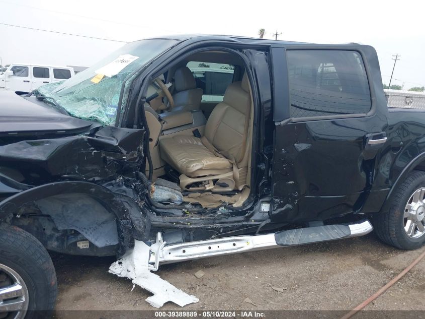 2006 Ford F-150 Lariat/Xlt VIN: 1FTPW12V86KC11262 Lot: 39389889