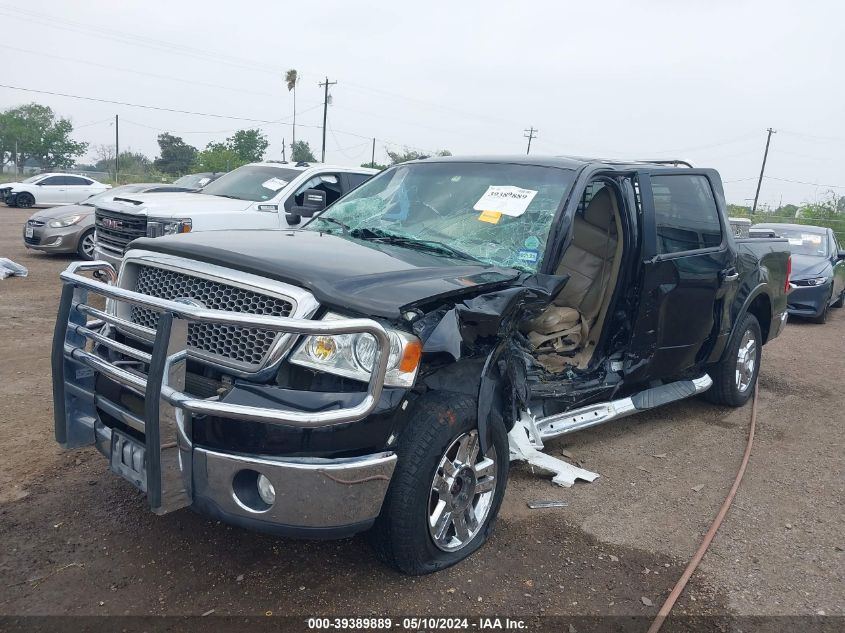 2006 Ford F-150 Lariat/Xlt VIN: 1FTPW12V86KC11262 Lot: 39389889