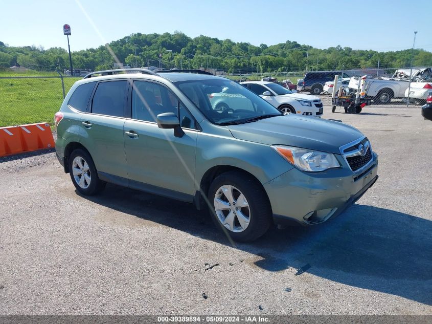 2014 Subaru Forester 2.5I Premium VIN: JF2SJAEC1EH491512 Lot: 39389894