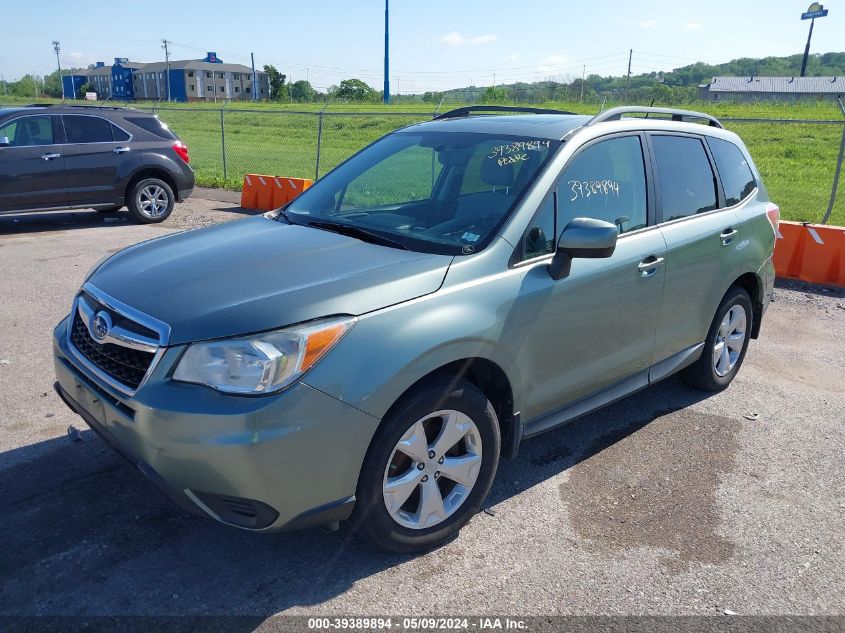 2014 Subaru Forester 2.5I Premium VIN: JF2SJAEC1EH491512 Lot: 39389894