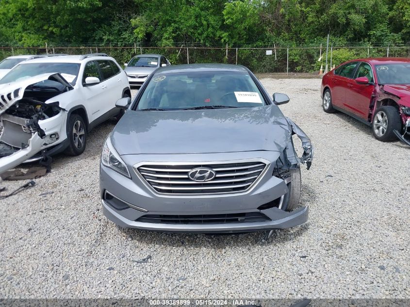 2016 Hyundai Sonata VIN: 5NPE24AFXGH390161 Lot: 39389899