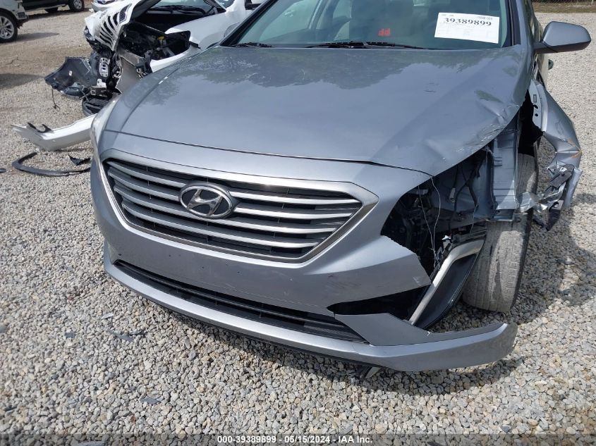 2016 Hyundai Sonata VIN: 5NPE24AFXGH390161 Lot: 39389899